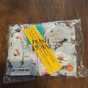 Posh Peanut Butterfly and Floral Pattern with Fairies Pajamas